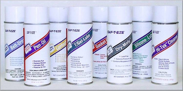 SAF-T-EZE Productos de Mantenimiento en Aerosol